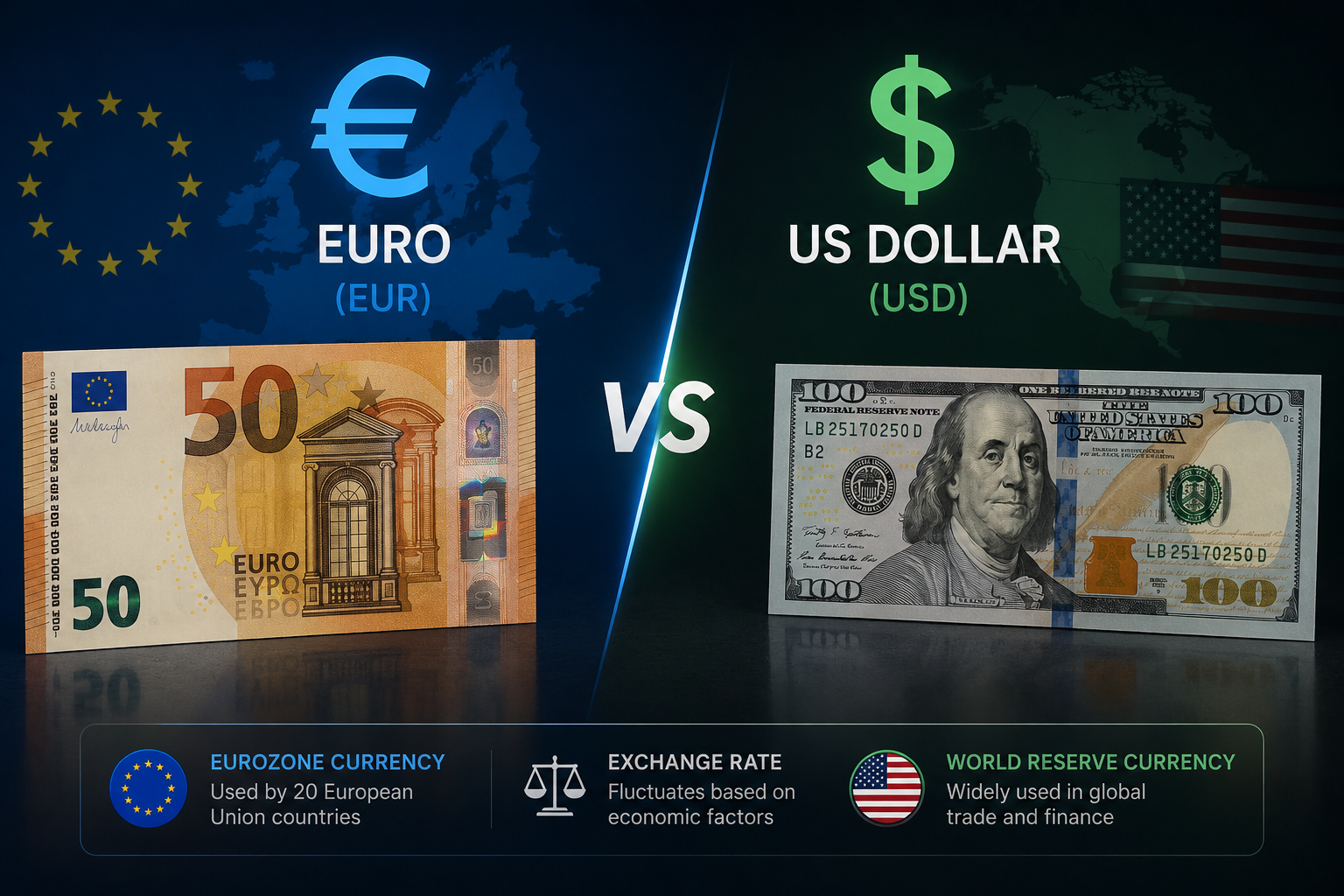 USD vs EUR: Which Currency Is Stronger?