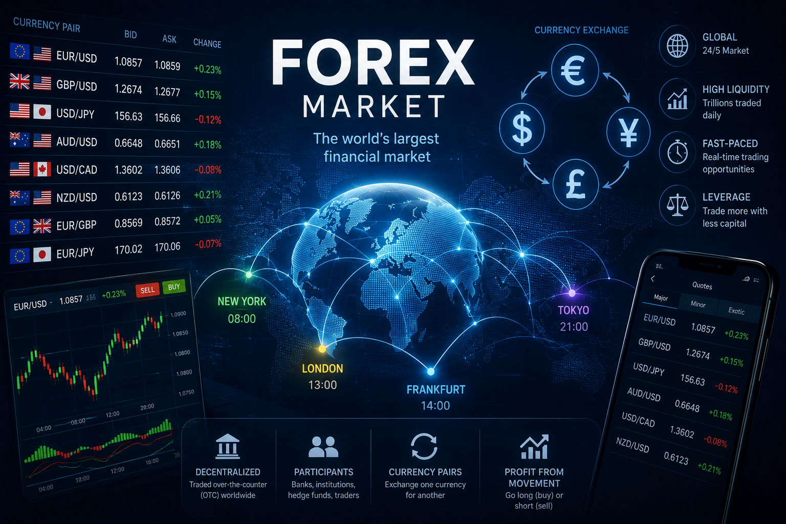 What Is the Forex Market? A Simple Explanation for Travellers and International Payments
